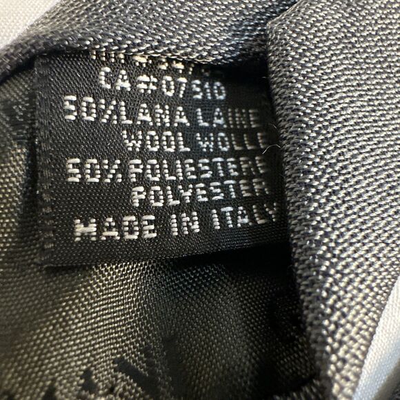 Armani Collezioni Tie Mens Made In Italy Silk Formal Dresswear 60" x  3.75 - Picture 9 of 11